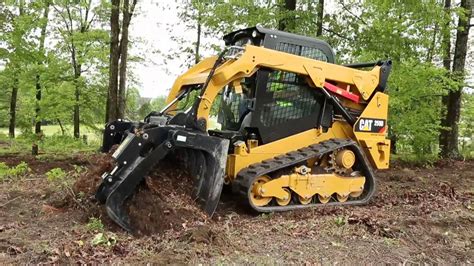 using grapple rake on cat skid steer|60 inch root rake grapple.